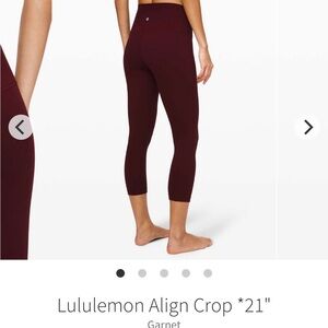 Lululemon Leggings Size 8